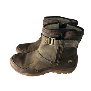 Merrell Women's Brown Ankle Boots lined winter size 7.5